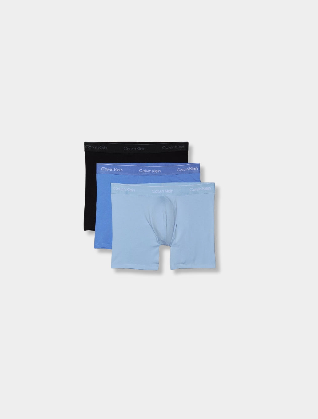 Calvin Klein - 3 Pack Boxer Briefs - Black/Blue/Light Blue
