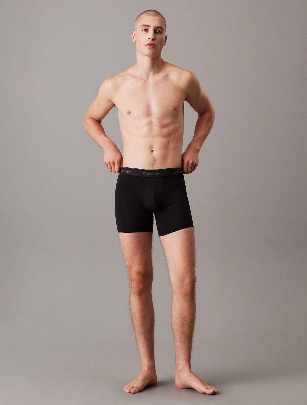 Calvin Klein - 3 Pack Boxer Briefs - Black/Blue/Light Blue