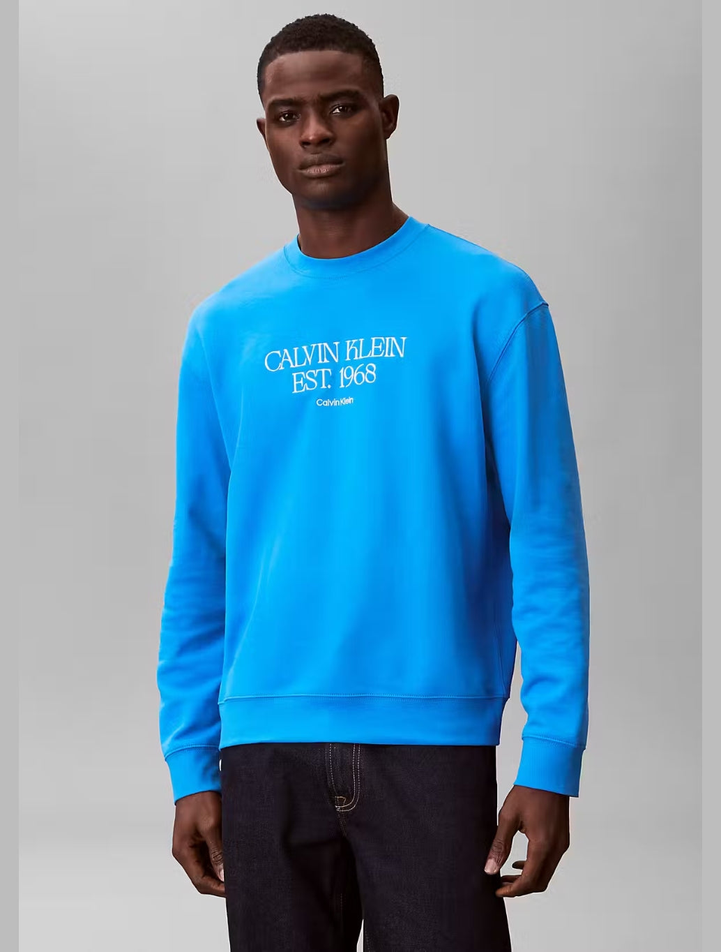 Calvin Klein 1968 NYC Graphic Sweatshirt in Blue