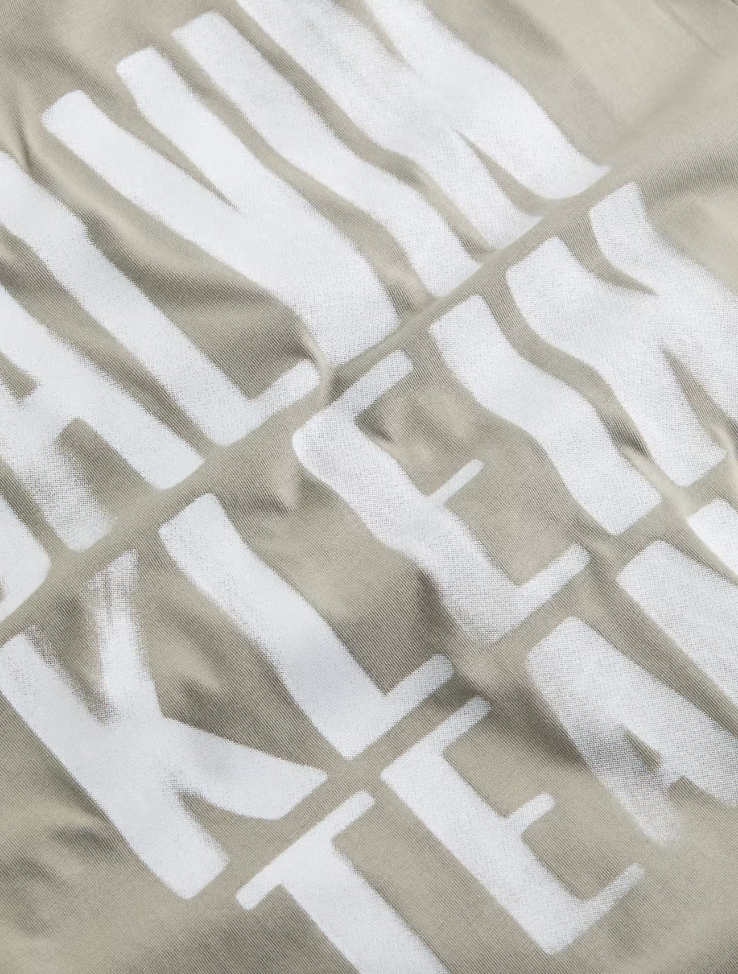 Calvin Klein - Painted Back Print T-Shirt - Sand