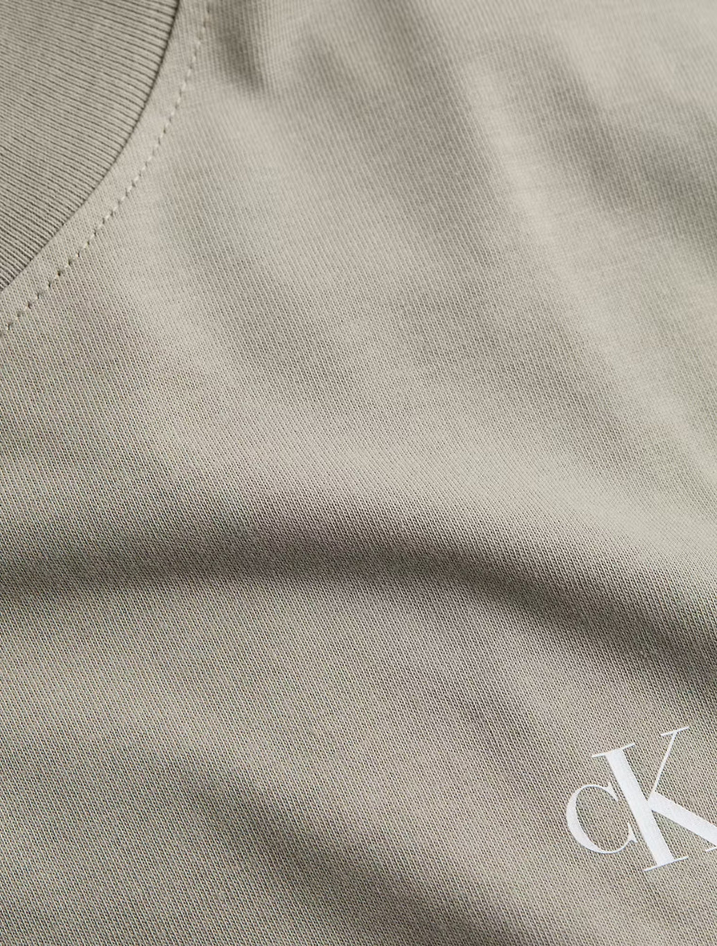 Calvin Klein - Painted Back Print T-Shirt - Sand