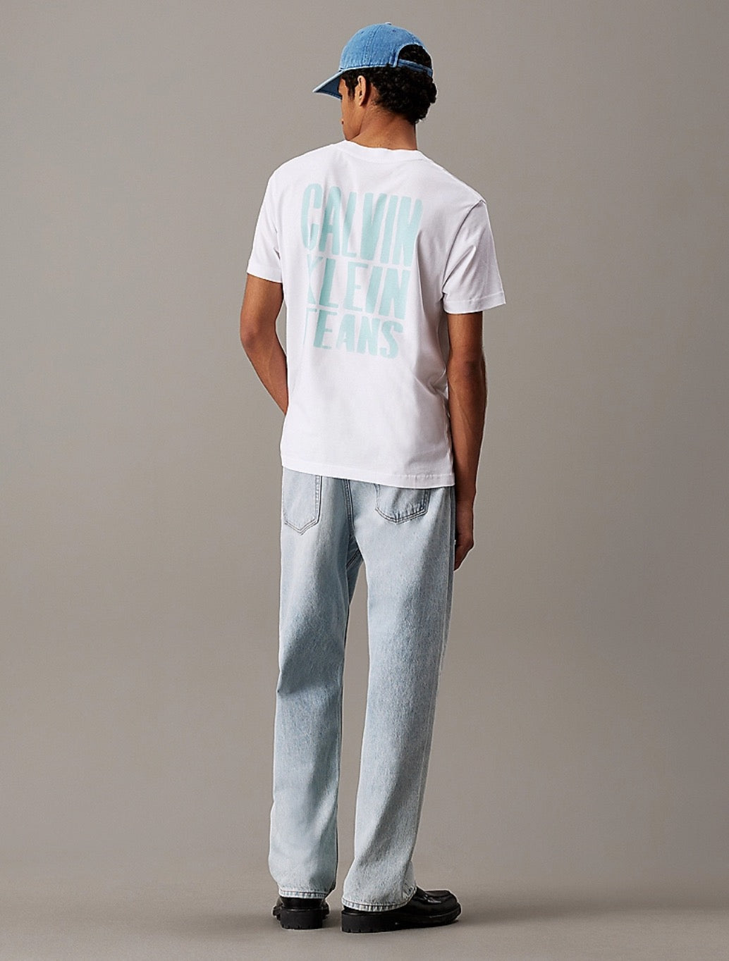 Calvin Klein - Painted Back Print T-Shirt - White