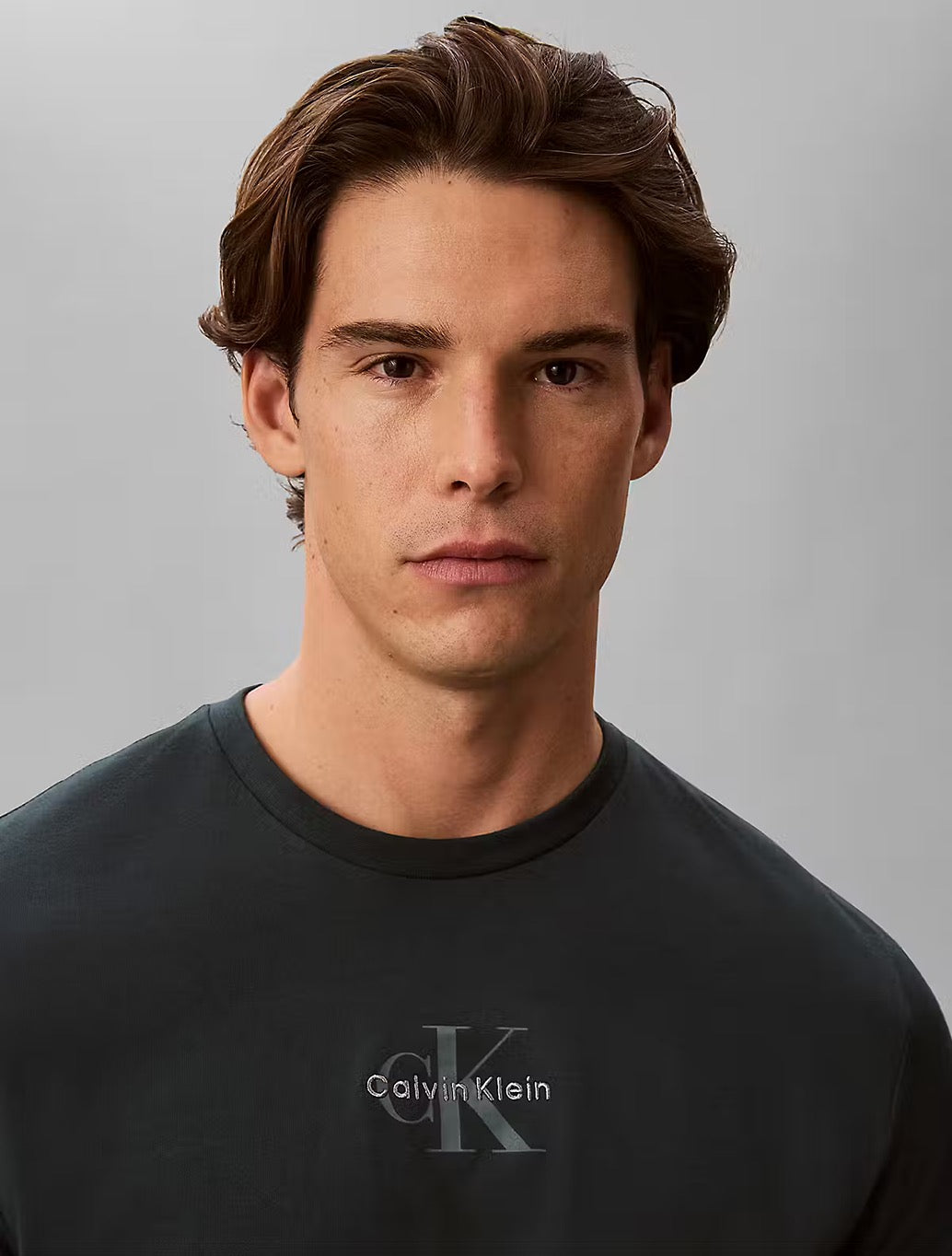 Calvin Klein Monogram Logo T-Shirt - Dark Green