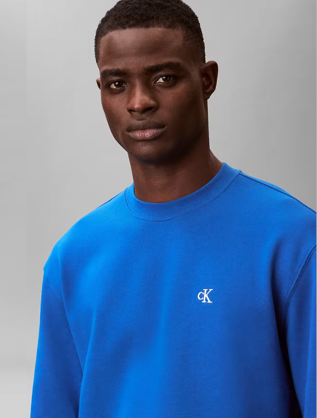 Calvin Klein Monogram Sweatshirt in Blue