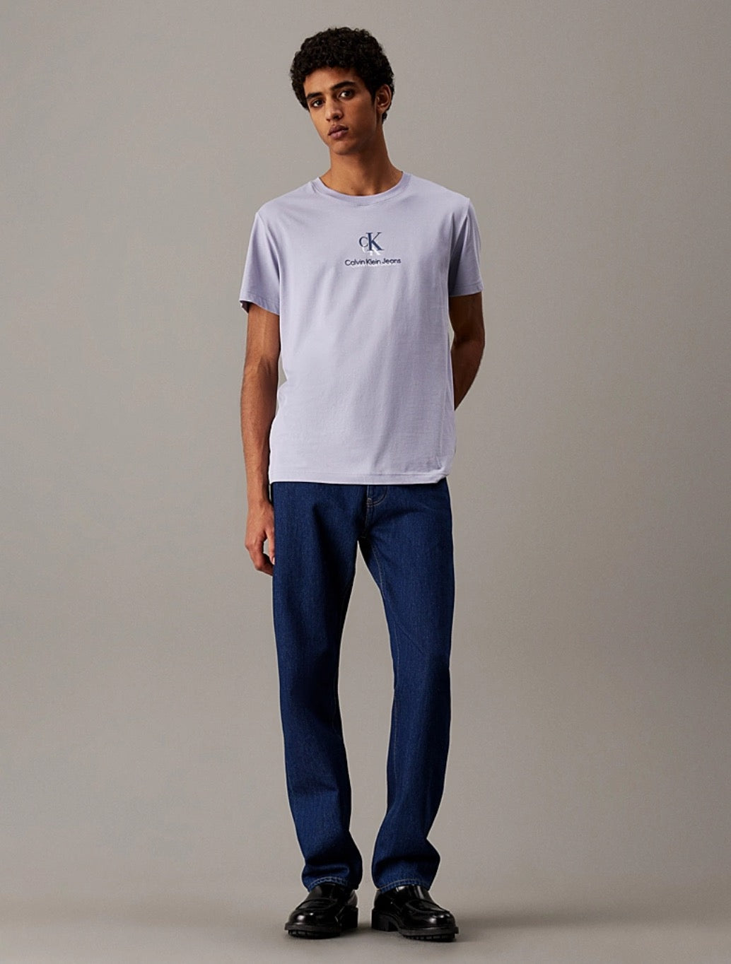 Calvin Klein - Shadow Drop Logo T-Shirt - Light Purple