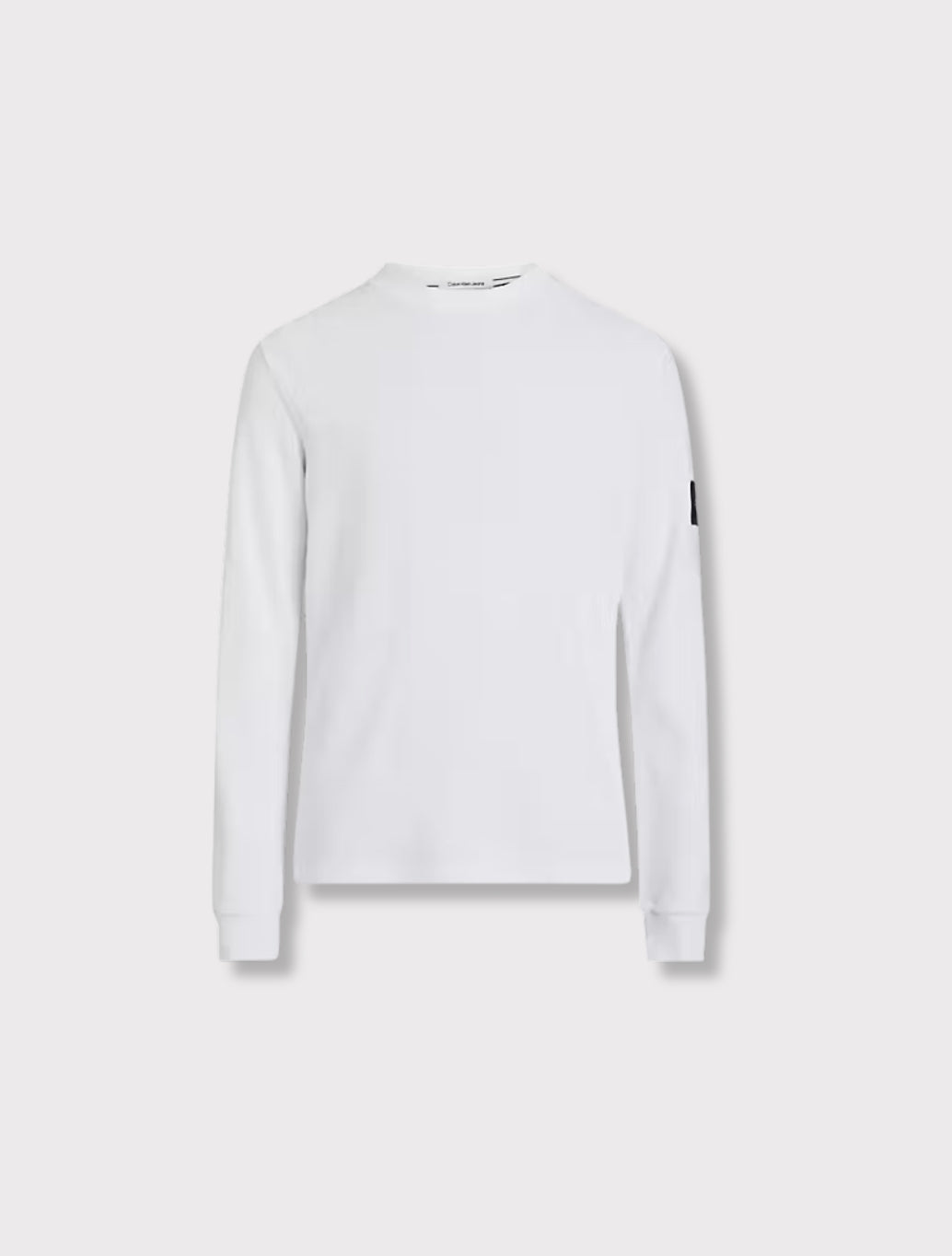 Calvin Klein - Slim Long Sleeve Waffle T-Shirt - White