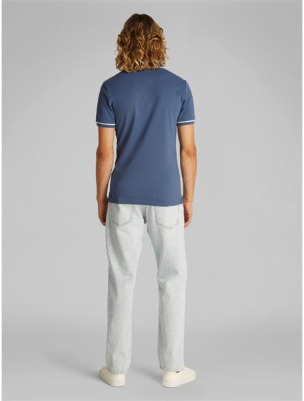 Calvin Klein - Tipping Slim Polo Shirt - Storm Blue