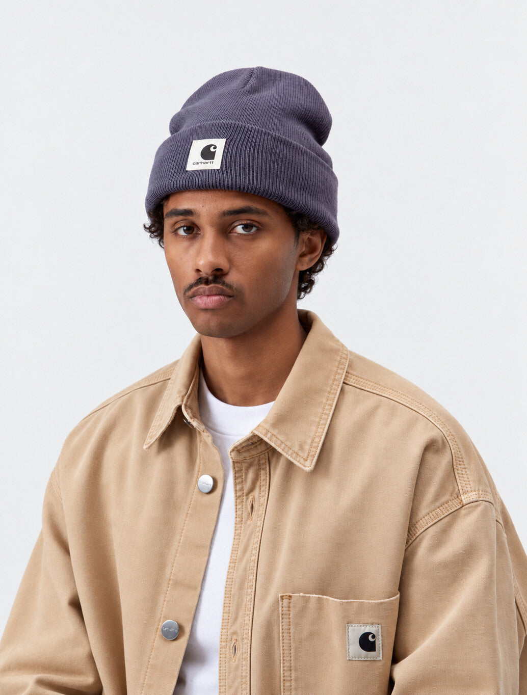 Carhartt WIP Ashley Beanie in Shady Purple