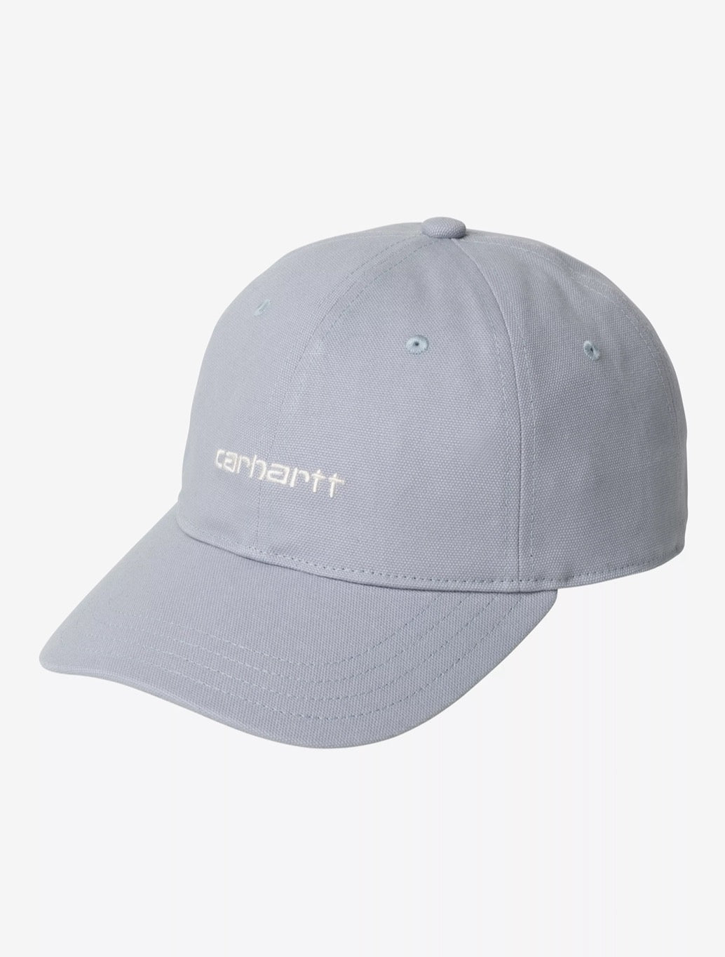 Carhartt WIP Canvas Script Cap - Denim Light Blue