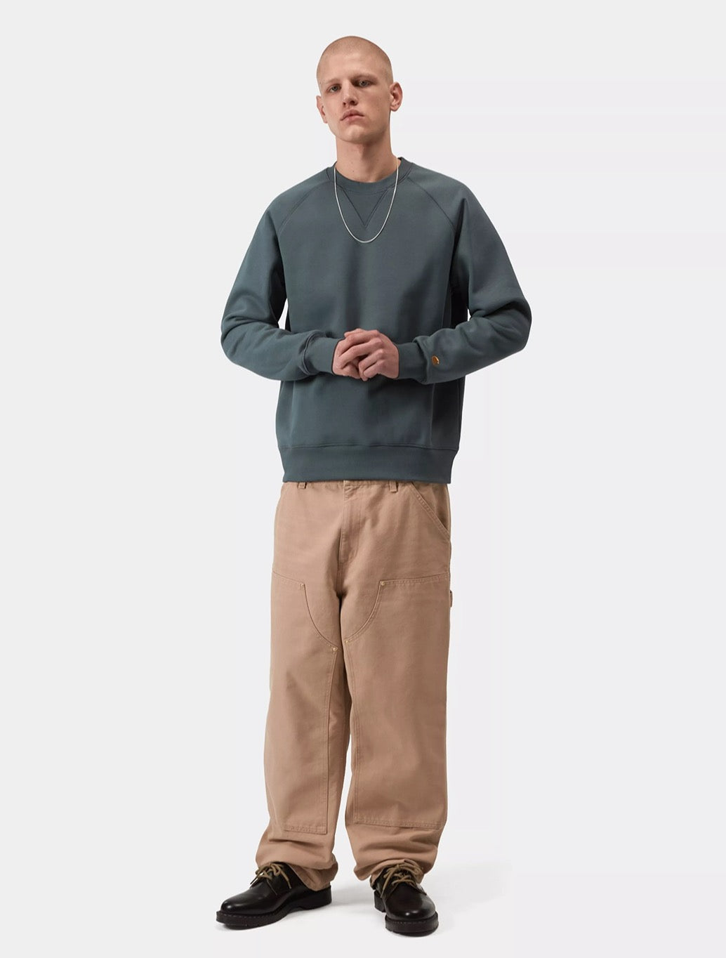 Carhartt WIP - Chase Sweatshirt - Petrol Blue