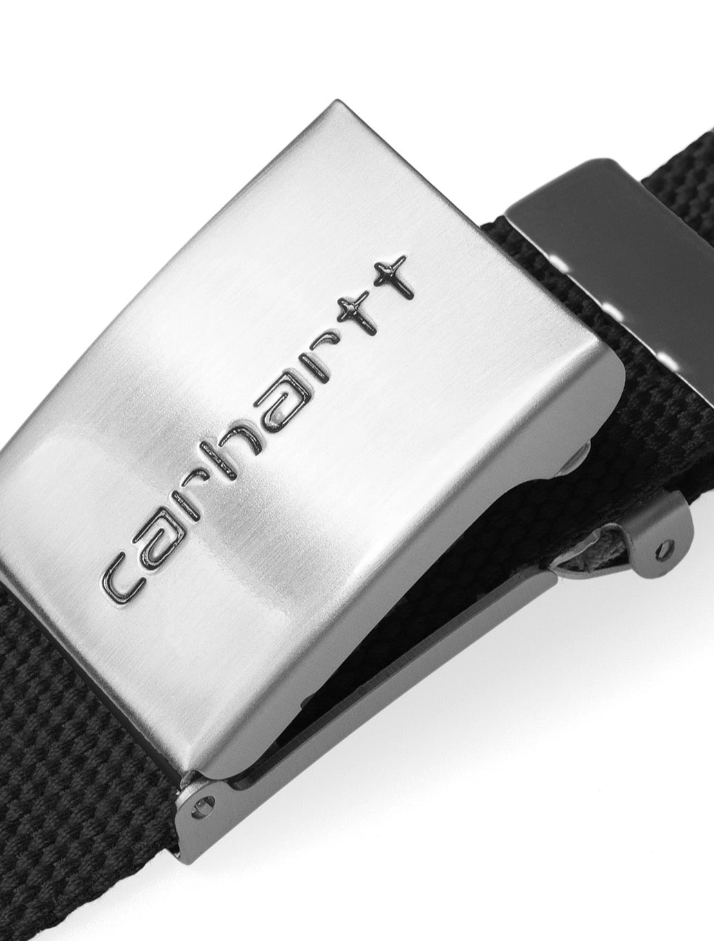 Carhartt WIP - Clip Belt Chrome - Black