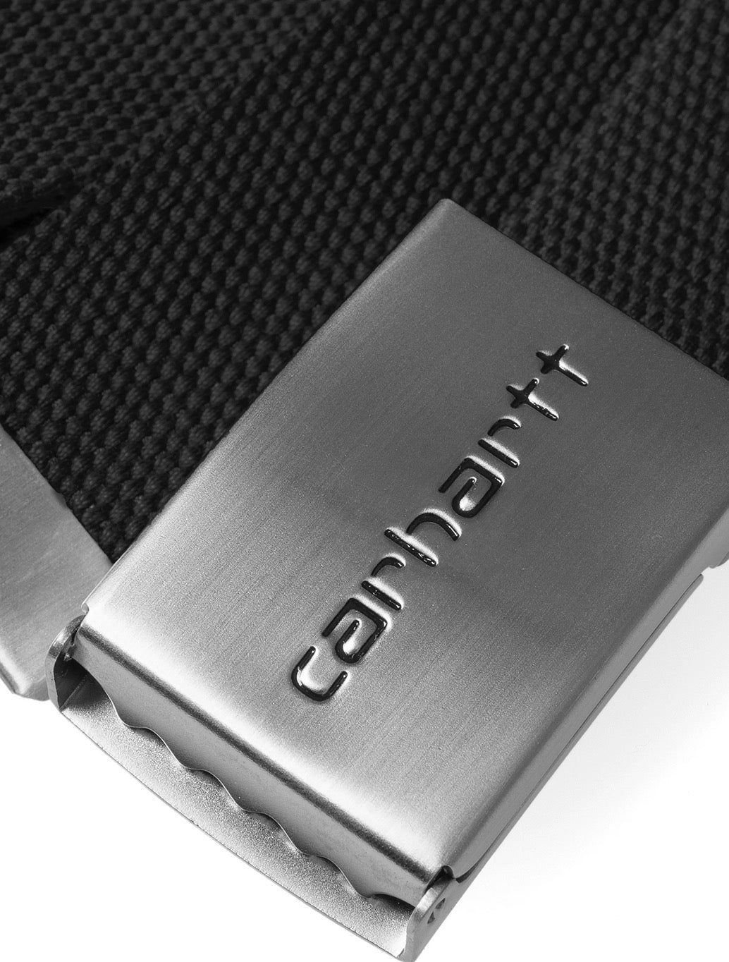 Carhartt WIP - Clip Belt Chrome - Black