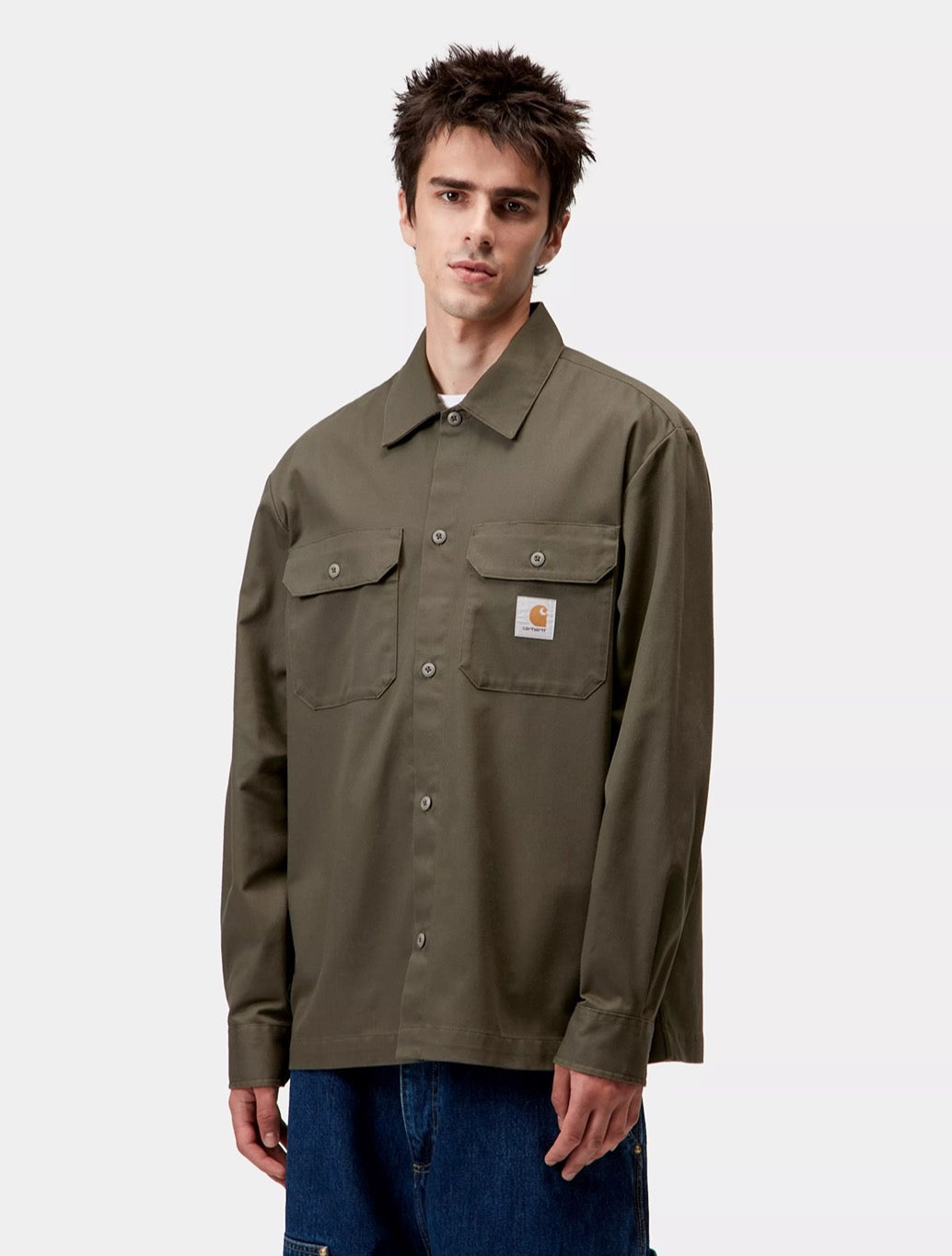 Carhartt WIP - L/S Craft Shirt - Dark Green