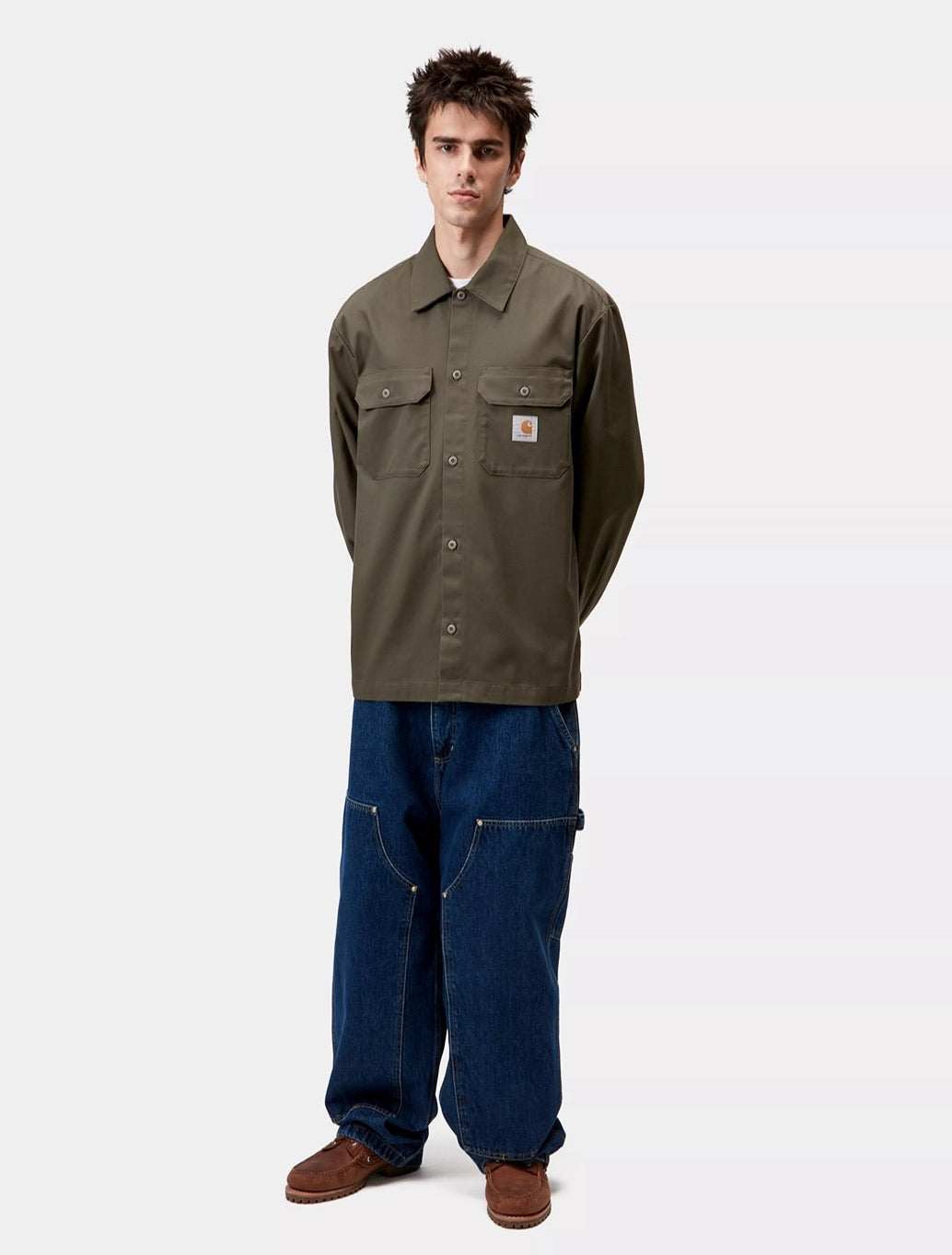 Carhartt WIP - L/S Craft Shirt - Dark Green