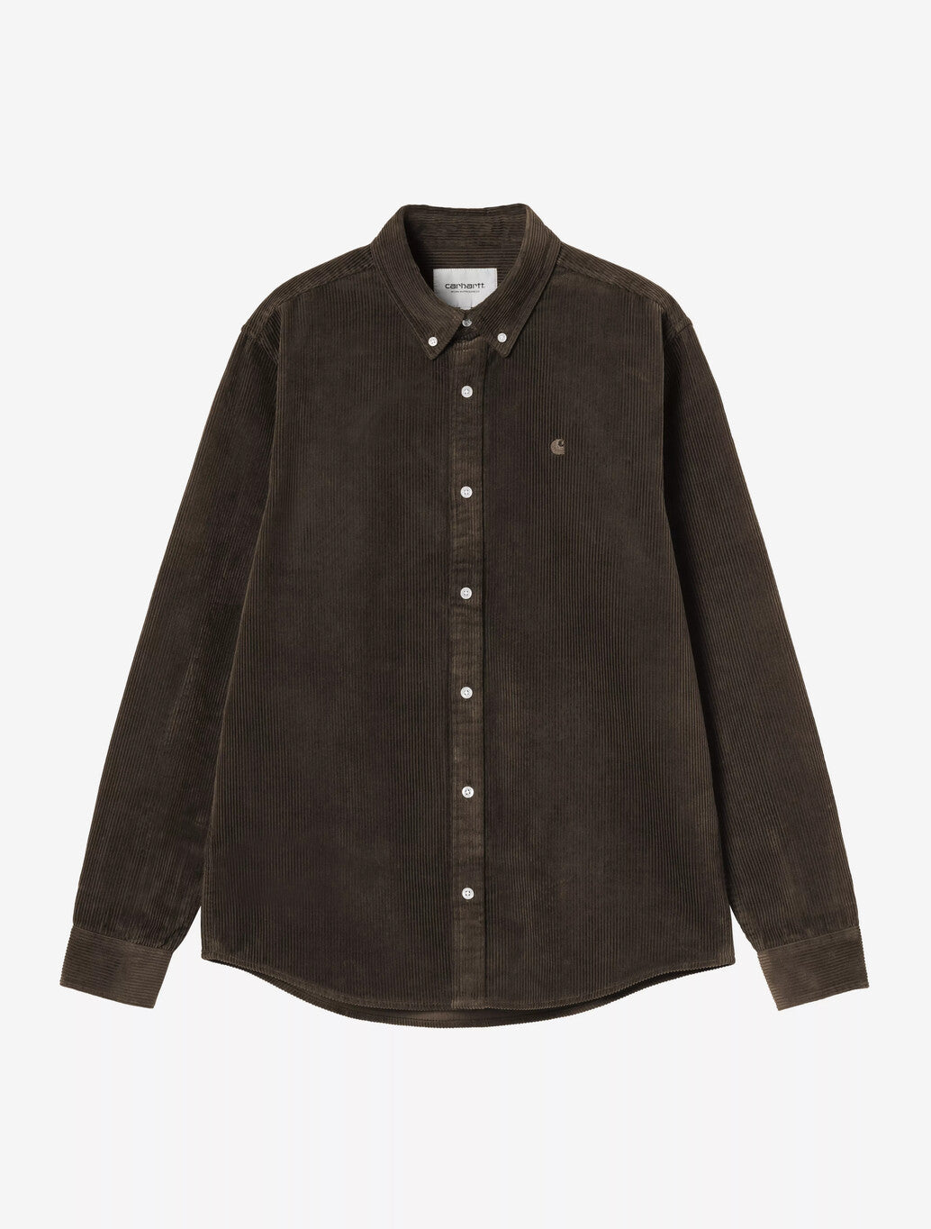 Carhartt WIP Madison Cord Shirt in Tobacco
