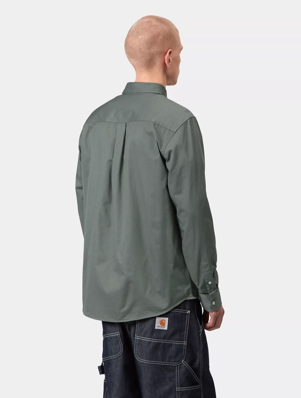 Carhartt WIP L/S Madison Shirt in Light Khaki