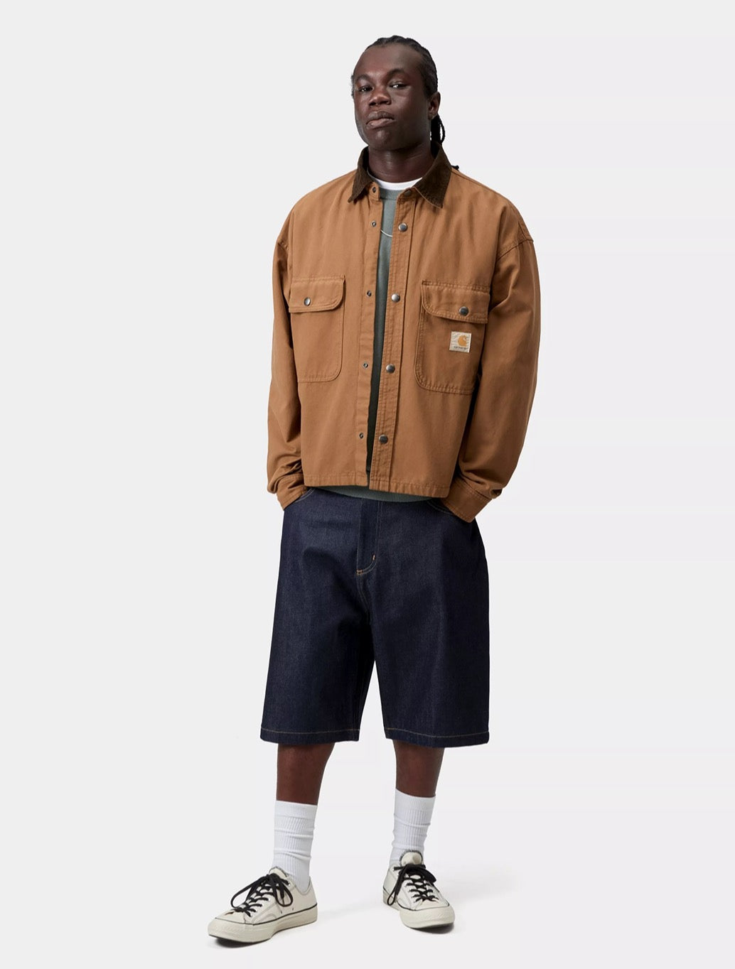 Carhartt WIP Prescott Shirt Jacket in Brown