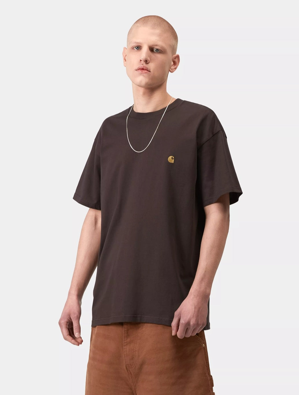 Carhartt WIP - S/S Chase T-Shirt - Brown