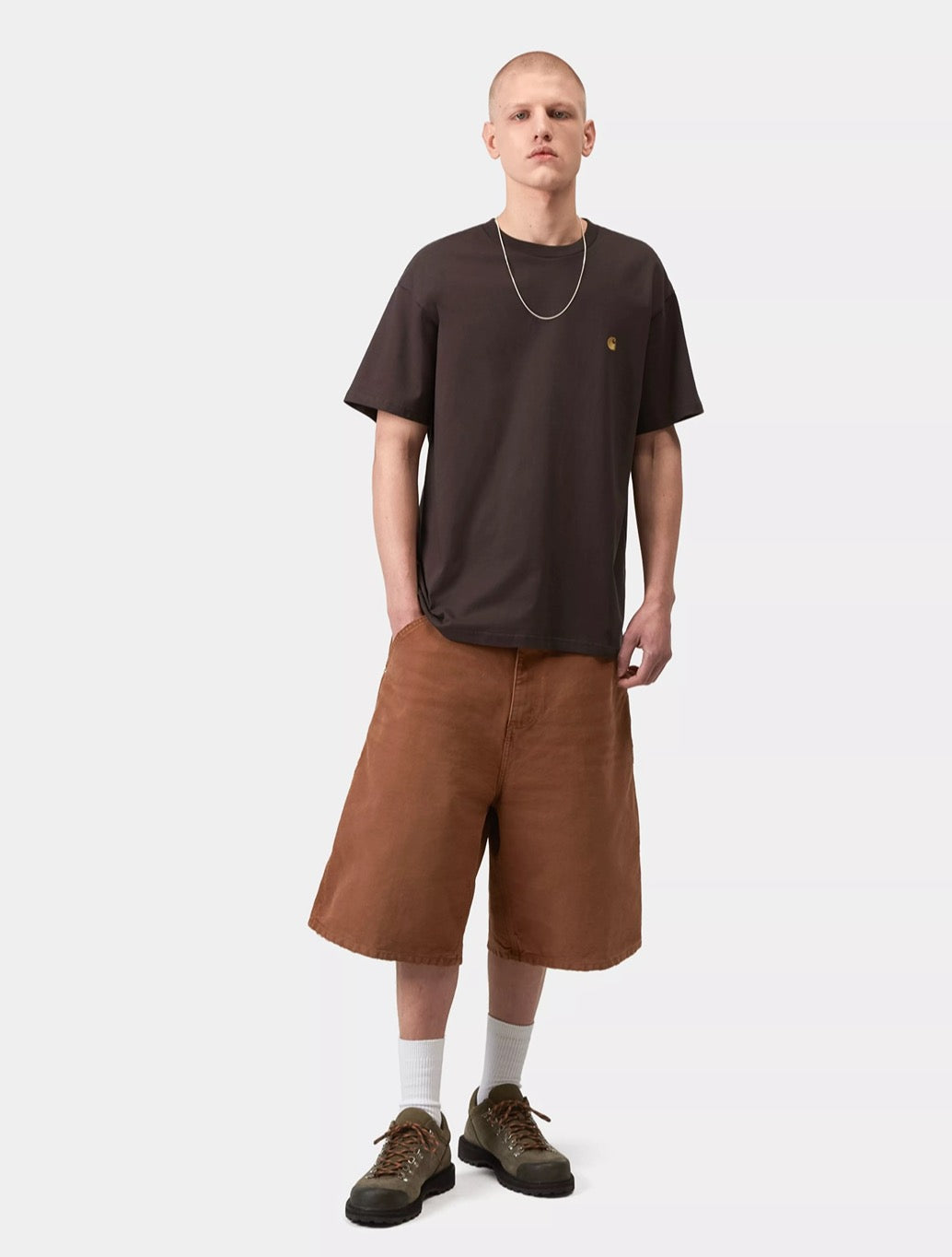 Carhartt WIP - S/S Chase T-Shirt - Brown