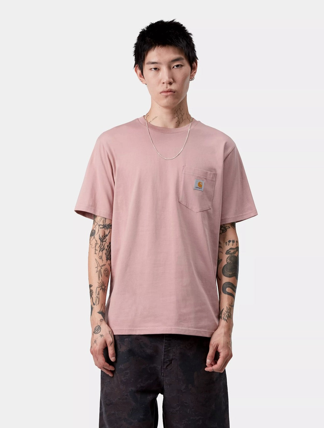 Carhartt WIP - S/S Pocket T-Shirt - Dusty Pink