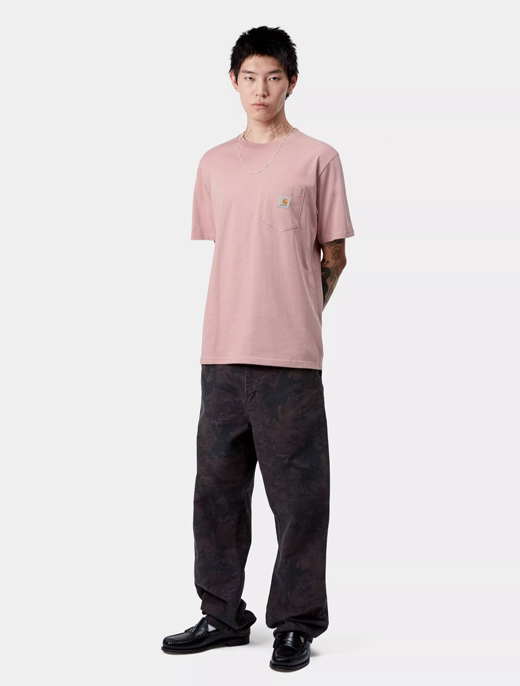 Carhartt WIP - S/S Pocket T-Shirt - Dusty Pink