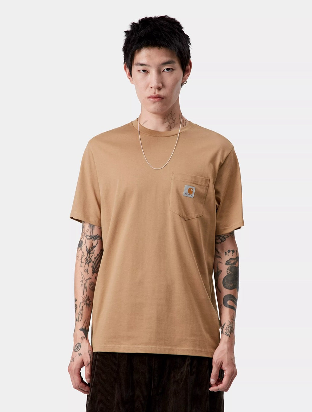 Carhartt WIP - S/S Pocket T-Shirt - Light Brown