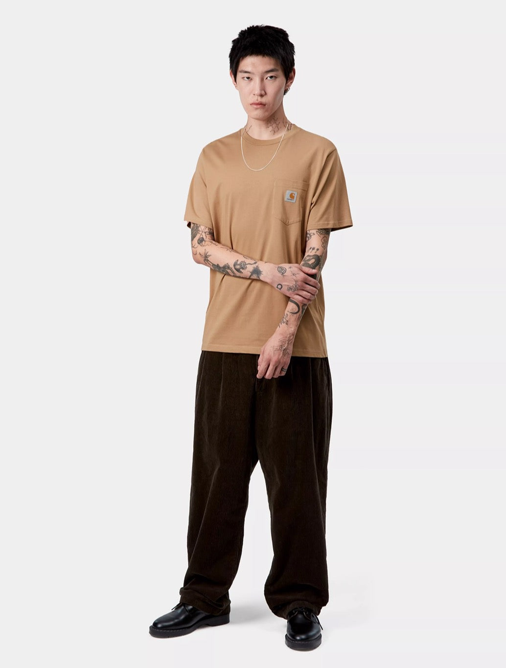 Carhartt WIP - S/S Pocket T-Shirt - Light Brown