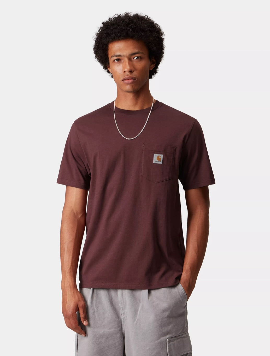 Carhartt WIP - S/S Pocket T-Shirt - Wine