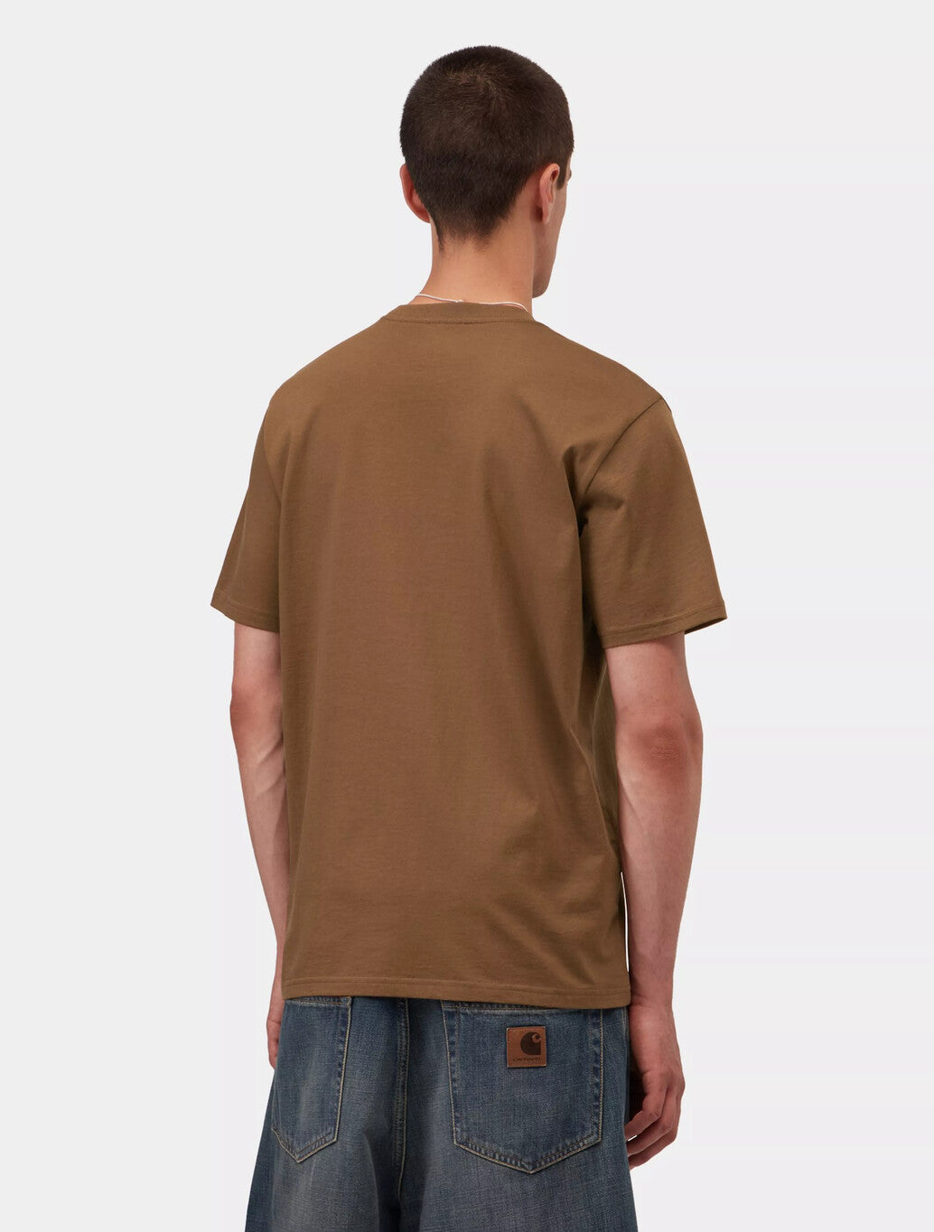 Carhartt WIP S/S Pocket T-Shirt in WIP H Brown