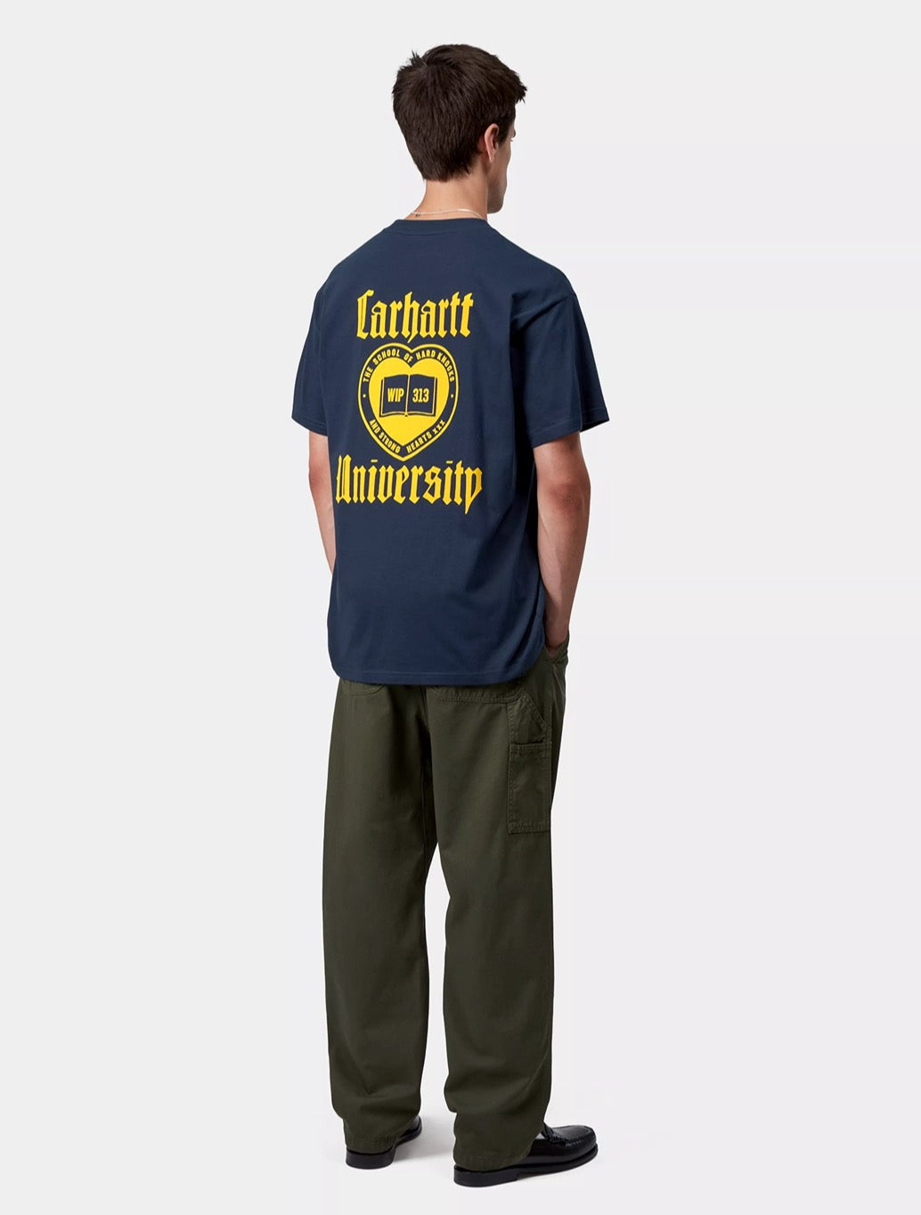 Carhartt WIP - S/S Schooling T-Shirt - Navy