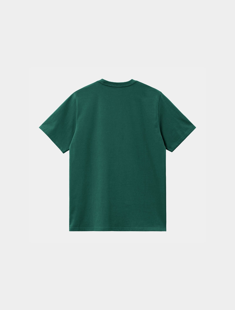 Carhartt WIP - University Script Logo T-Shirt - Dark green