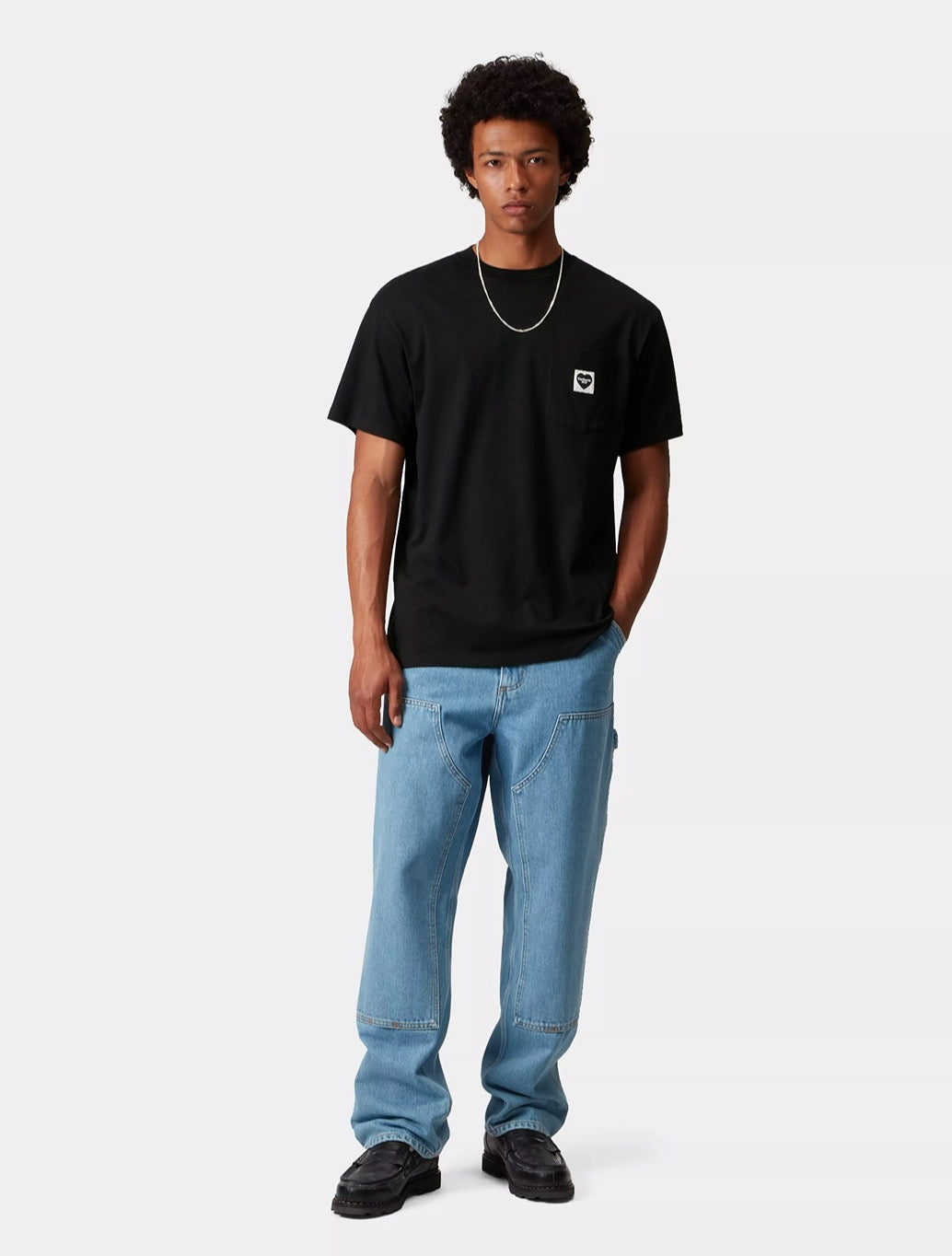 Carhartt WIP - S/S Pocket Heart T-Shirt - Black