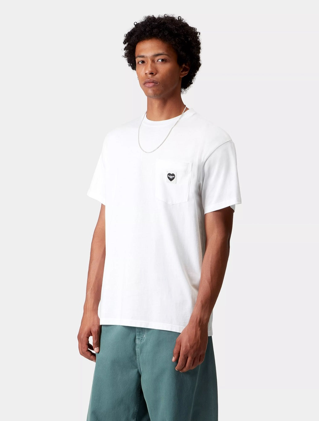Carhartt WIP - S/S Pocket Heart T-Shirt - White