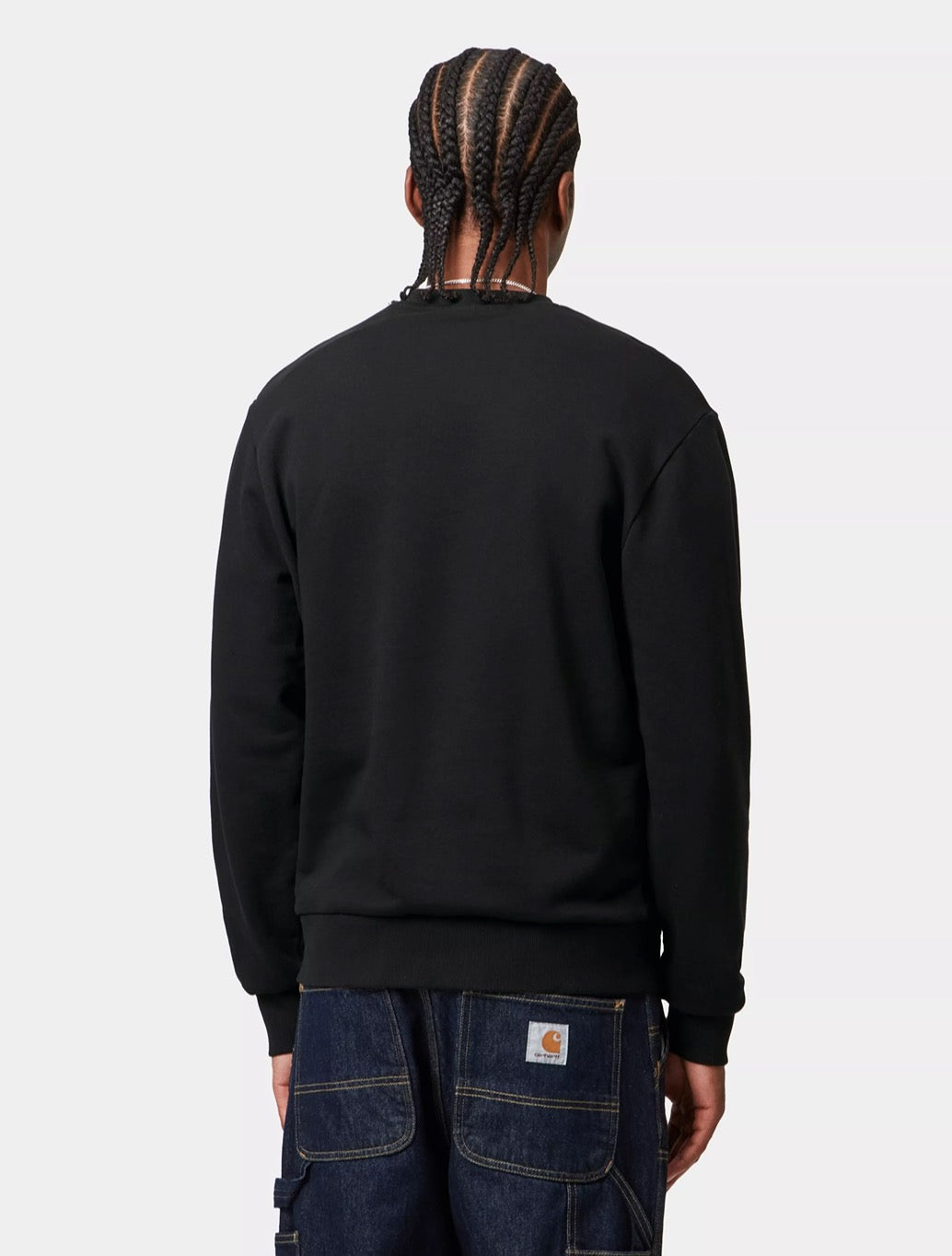 Carhartt WIP - Script Embroidery Sweatshirt - Black