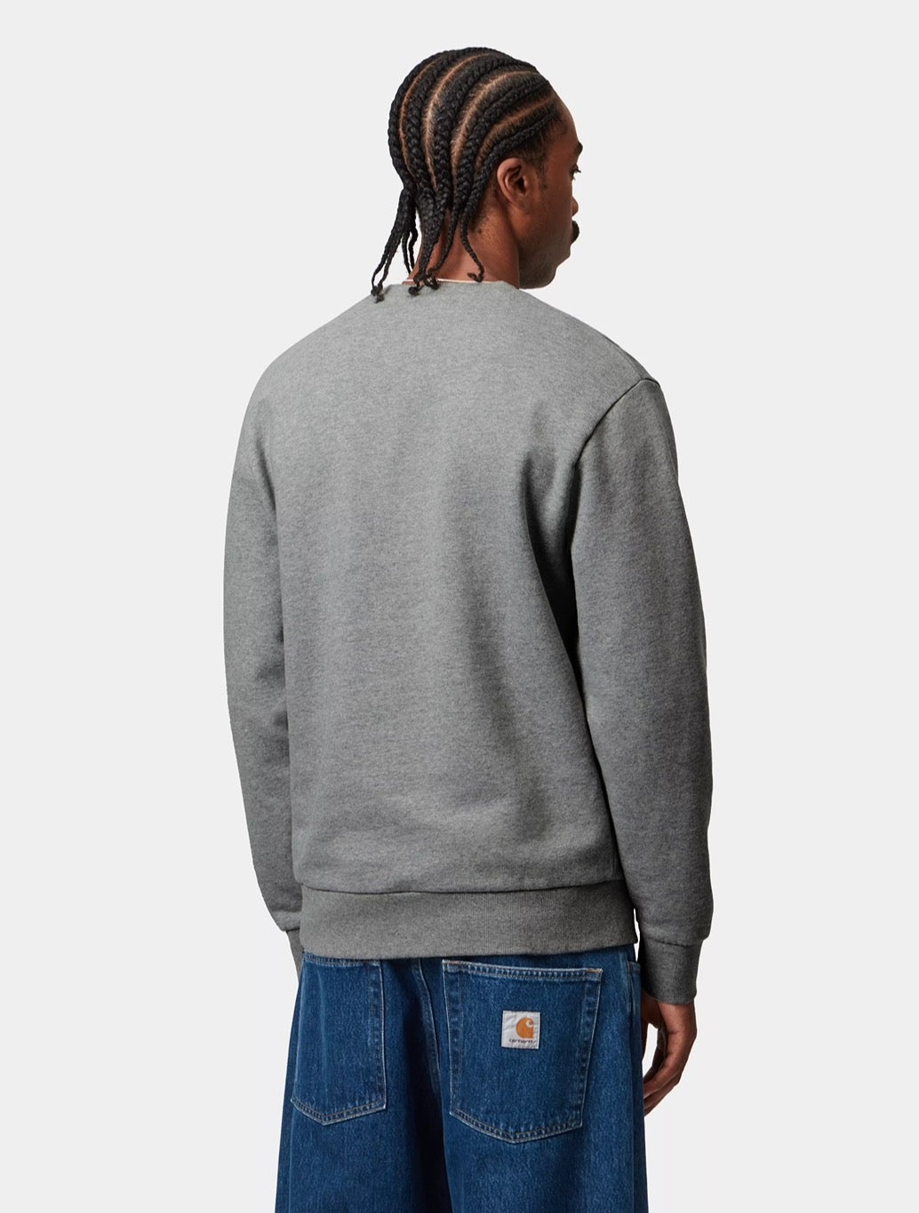 Carhartt WIP - Script Embroidery Sweatshirt - Grey