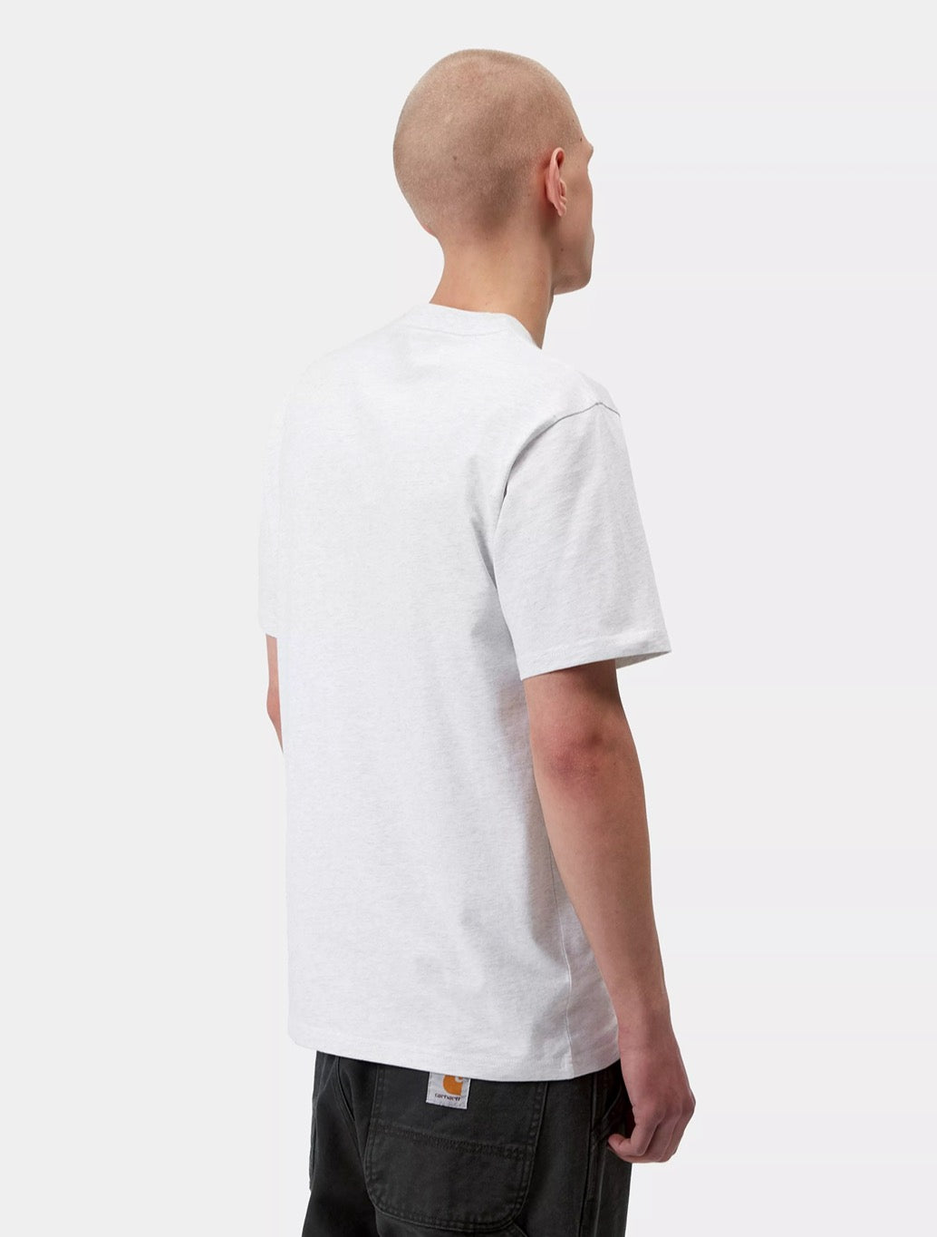 Carhartt WIP S/S Script T-Shirt - Light Grey