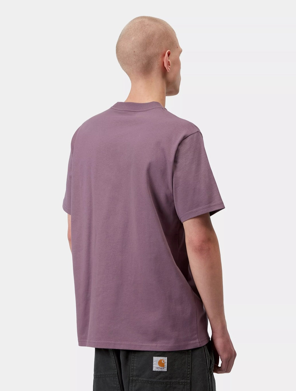 Carhartt WIP S/S University Script T-Shirt - Light Purple