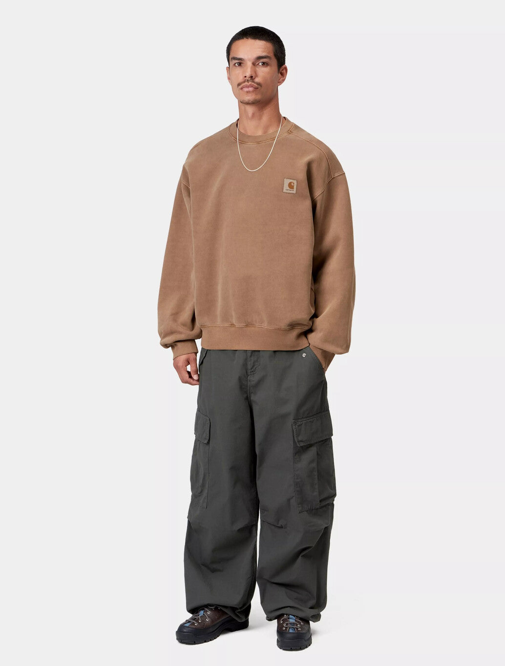 Carhartt WIP Vista Sweatshirt in Brown