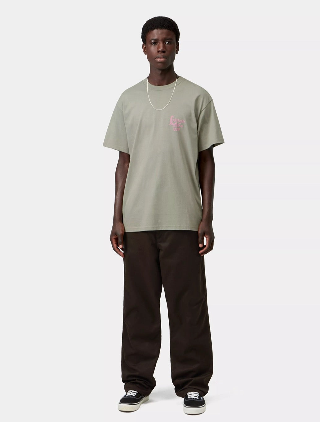 Carhartt WIP Waves T-Shirt in Light Khaki