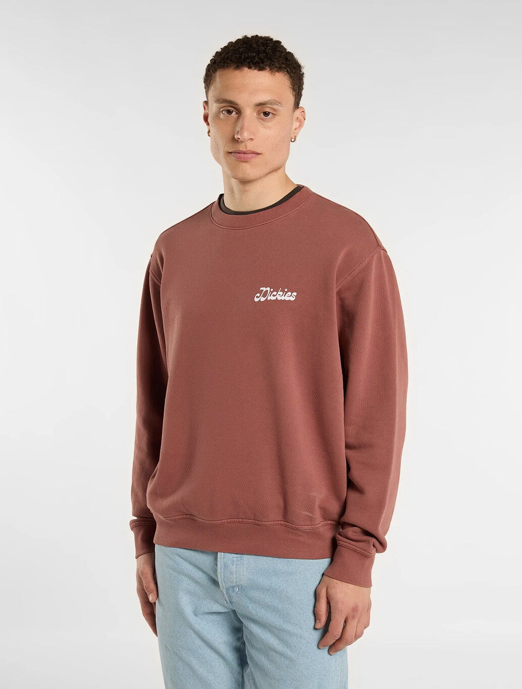 Dickies Cornville Sweatshirt in Maroon