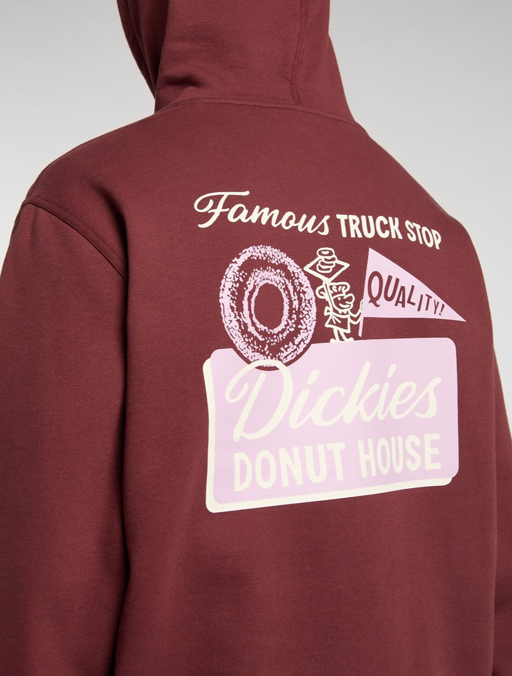 Dickies - Donut House Hoodie - Burgundy