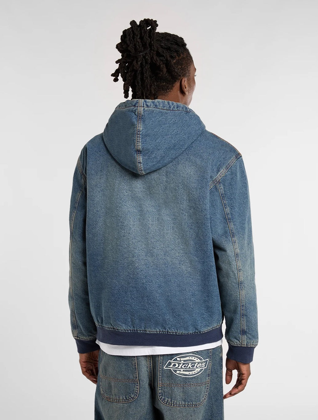 Dickies - Hilham Hooded Denim Jacket - Denim Dark