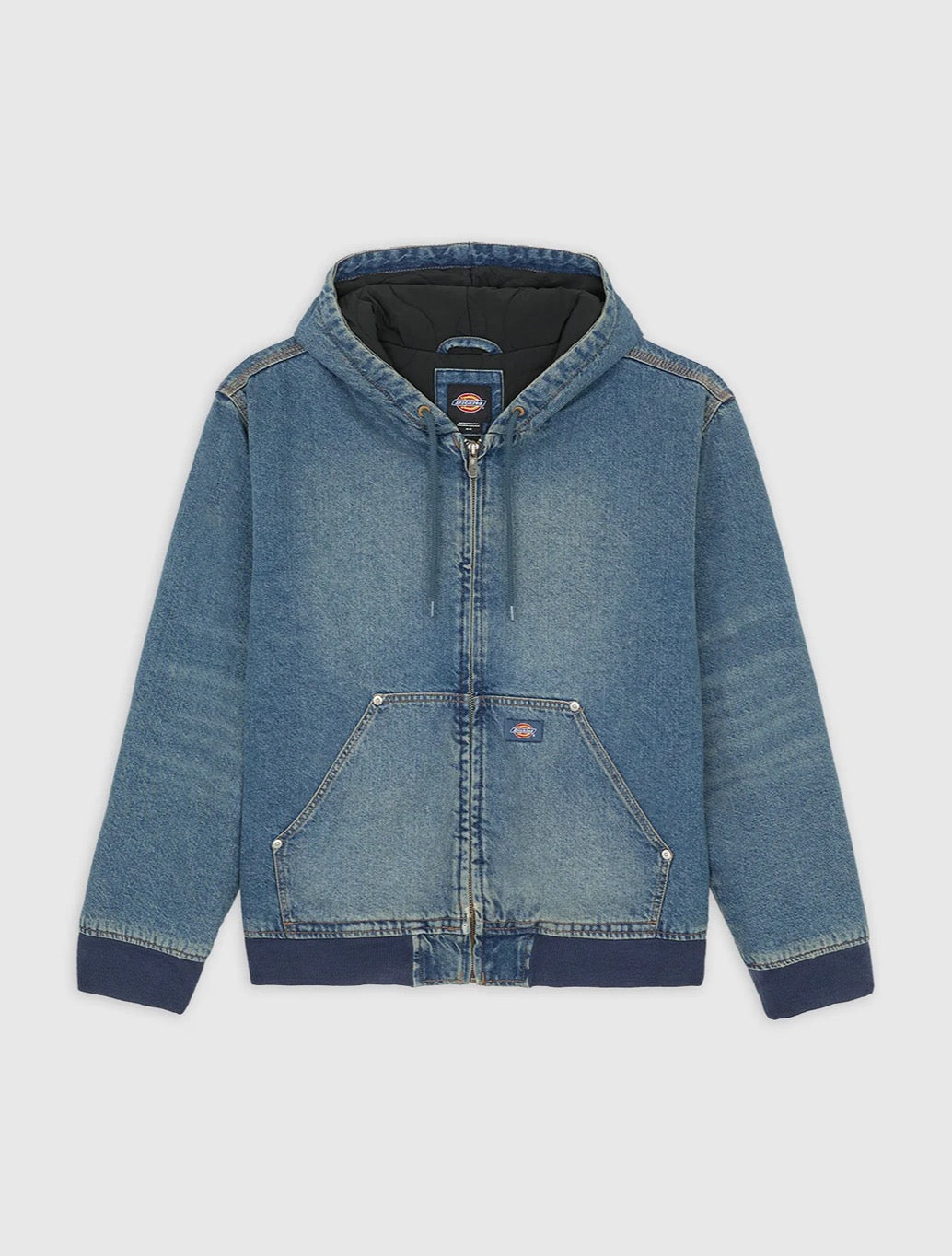 Dickies - Hilham Hooded Denim Jacket - Denim Dark