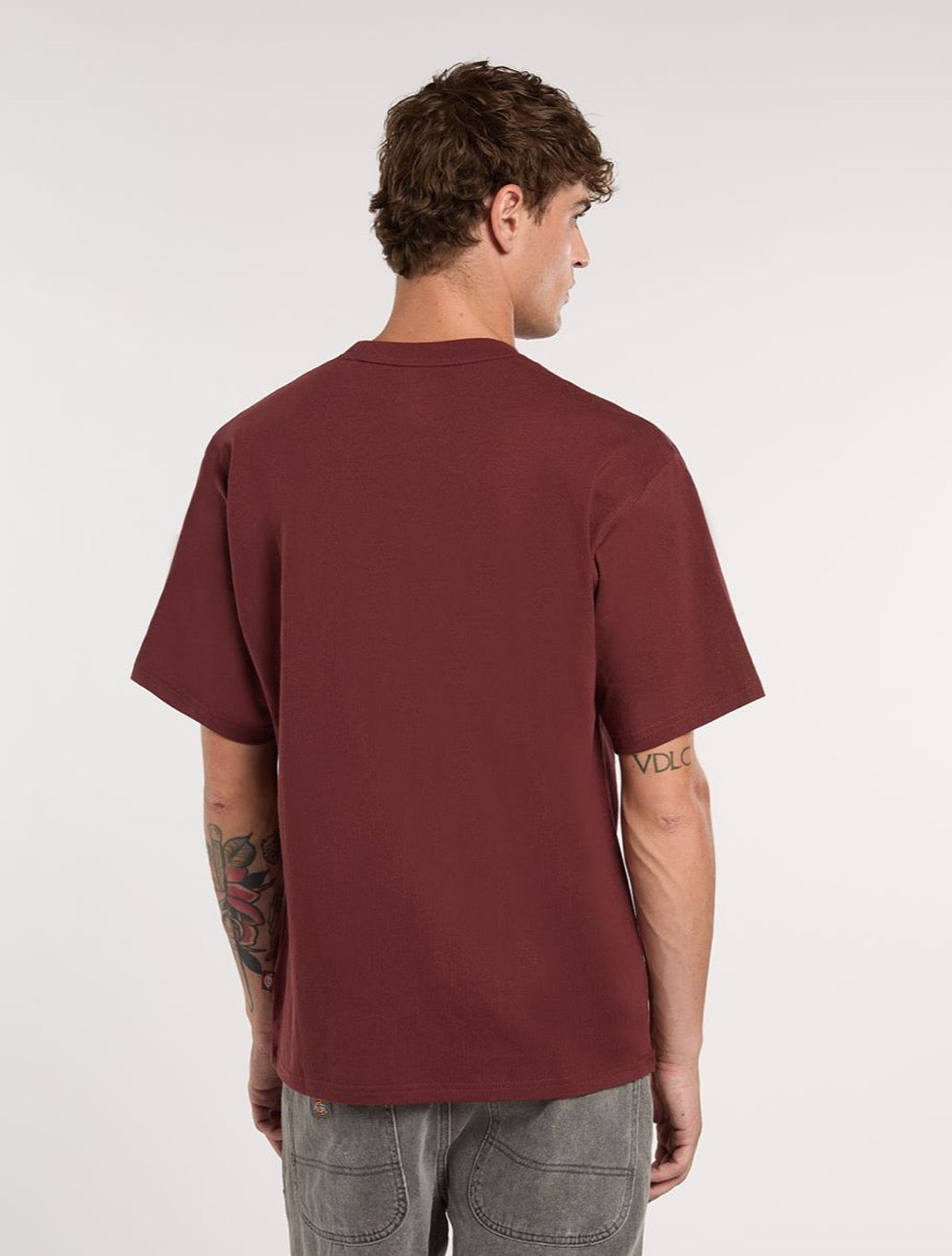 Dickies - Clancy Mid Weight T-Shirt - Burgundy