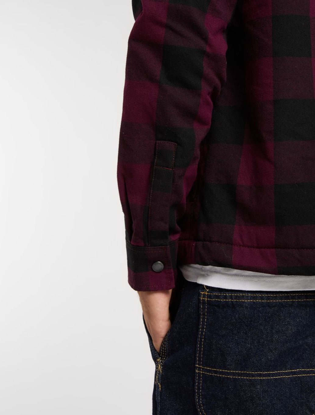 Dickies - Lined Sacramento Shirt - Burgundy Check