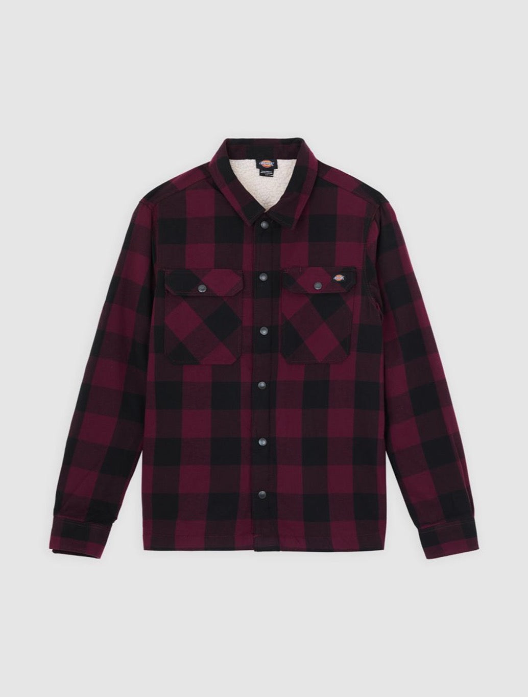 Dickies - Lined Sacramento Shirt - Burgundy Check