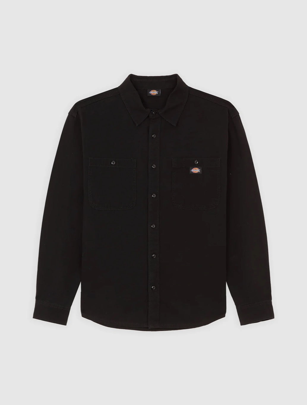 Dickies - Long Sleeve Canvas Shirt - Black