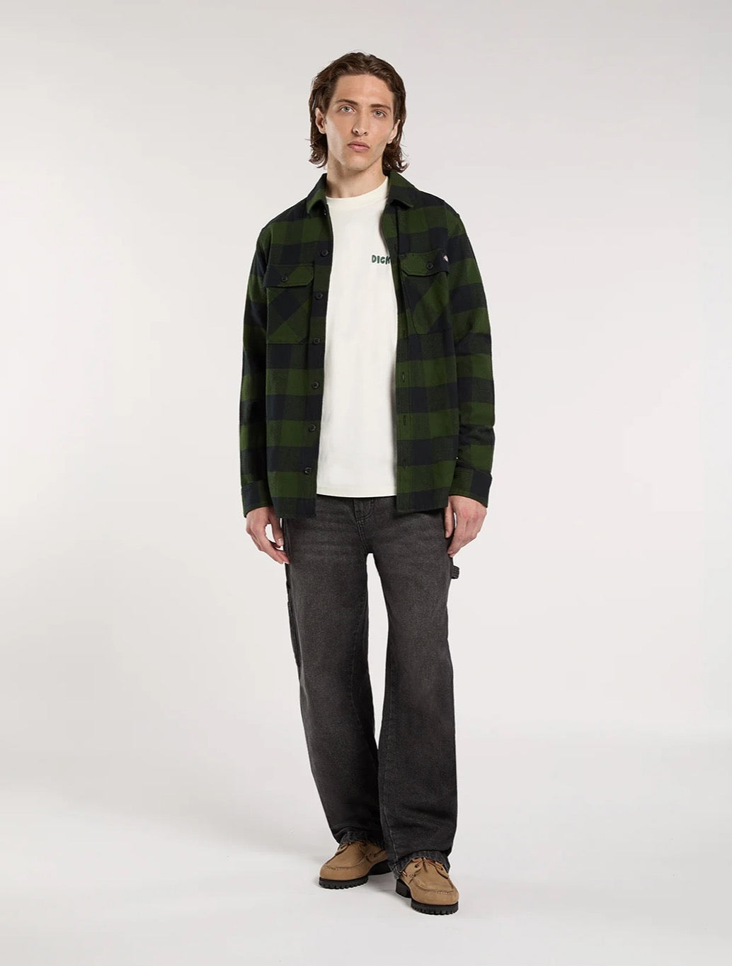 Dickies - Sacramento Shirt - Green/Black Check