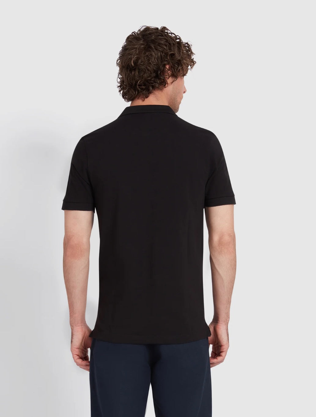 Farah - Blanes Slim Fit Organic Cotton Polo Shirt - Black