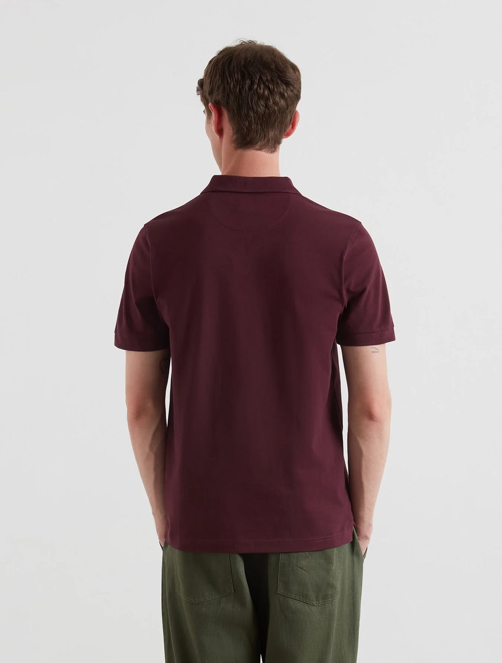Farah - Blanes Slim Fit Organic Cotton Polo Shirt - Burgundy